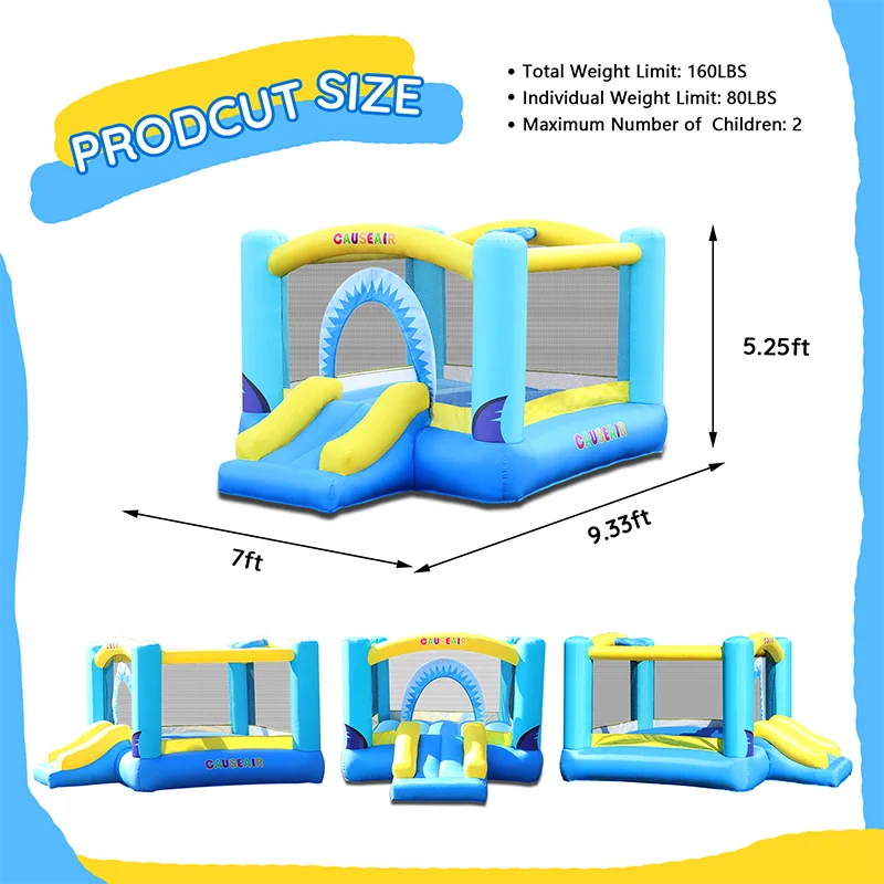 Inflatable Bounce House for Kids Jumping Outdoor&Indoor