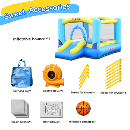 Inflatable Bounce House for Kids Jumping Outdoor&Indoor