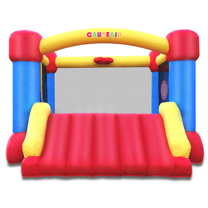 Inflatable Bounce House with GFCI Blower,Jumping Bouncy Castle with Slide